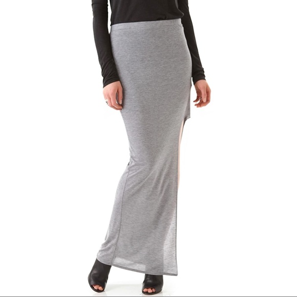 HELMUT Helmut Lang Kinetic Side Slit Maxi Skirt - Picture 4 of 5